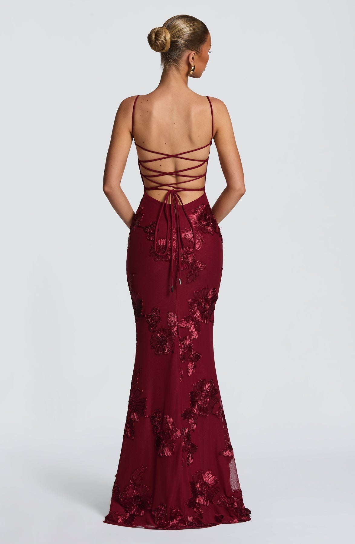 Elegantes Maxikleid für Damen mit figurbetontem Korsettoberteil