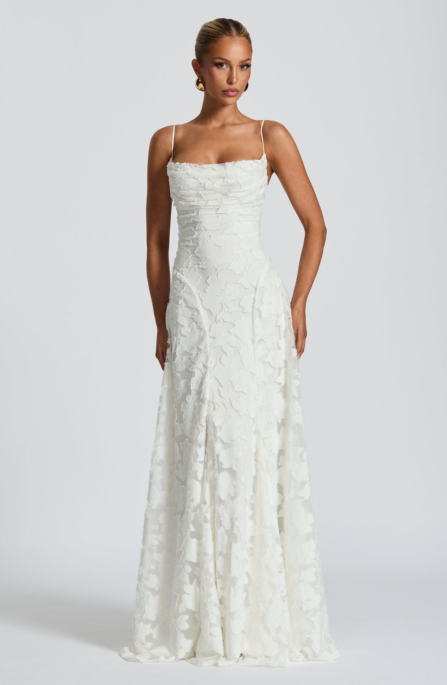 Damentop Louise Maxikleid ohne Ärmel