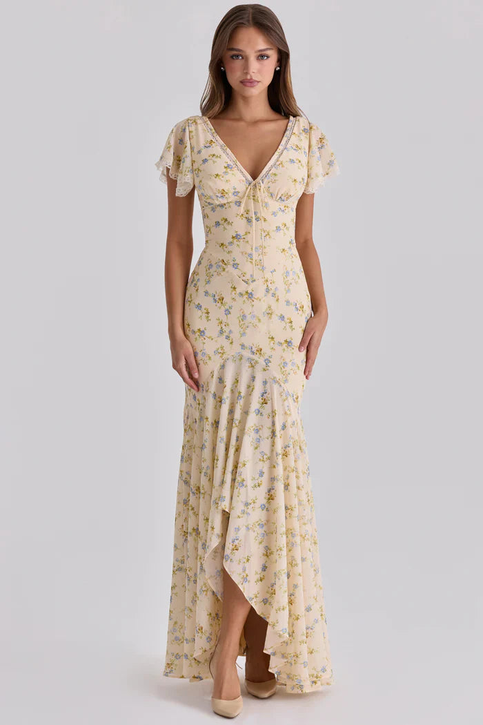 Elegantes Amina Maxikleid für Damen