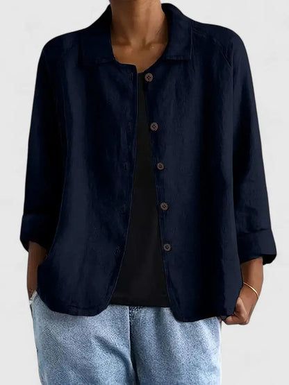 Damen Langarm Top Mit Offener Front Locker