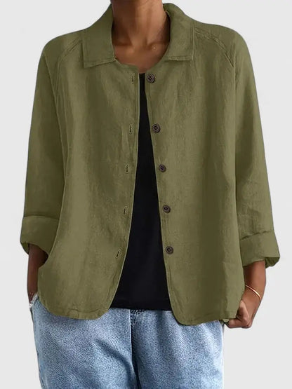Damen Langarm Top Mit Offener Front Locker