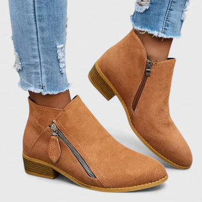 Damen Stiefeletten von oben mit schlichtem, elegantem Design