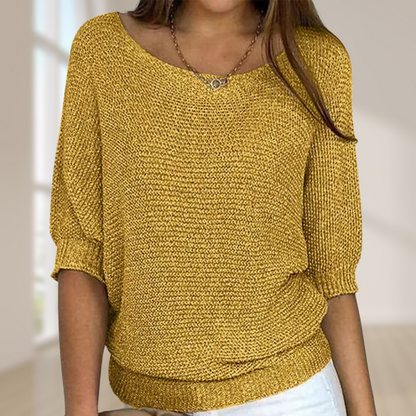 Damenpullover mit Langarm für gemütliche Freizeitlooks