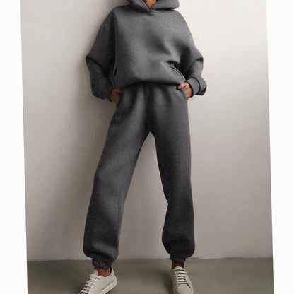 Damen Jogginganzug Mit Kapuze Im Oversize Schnitt