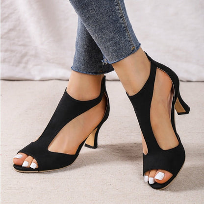 Damen Orthopädische Sommer-Heels mit Keilabsatz und Komfortsohle