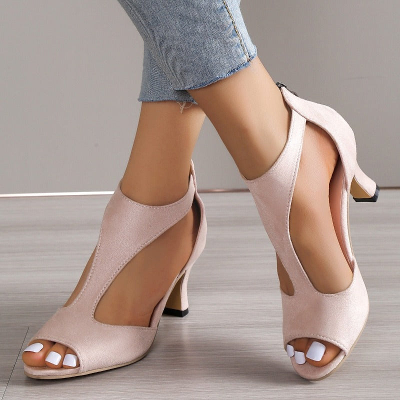 Damen Orthopädische Sommer-Heels mit Keilabsatz und Komfortsohle