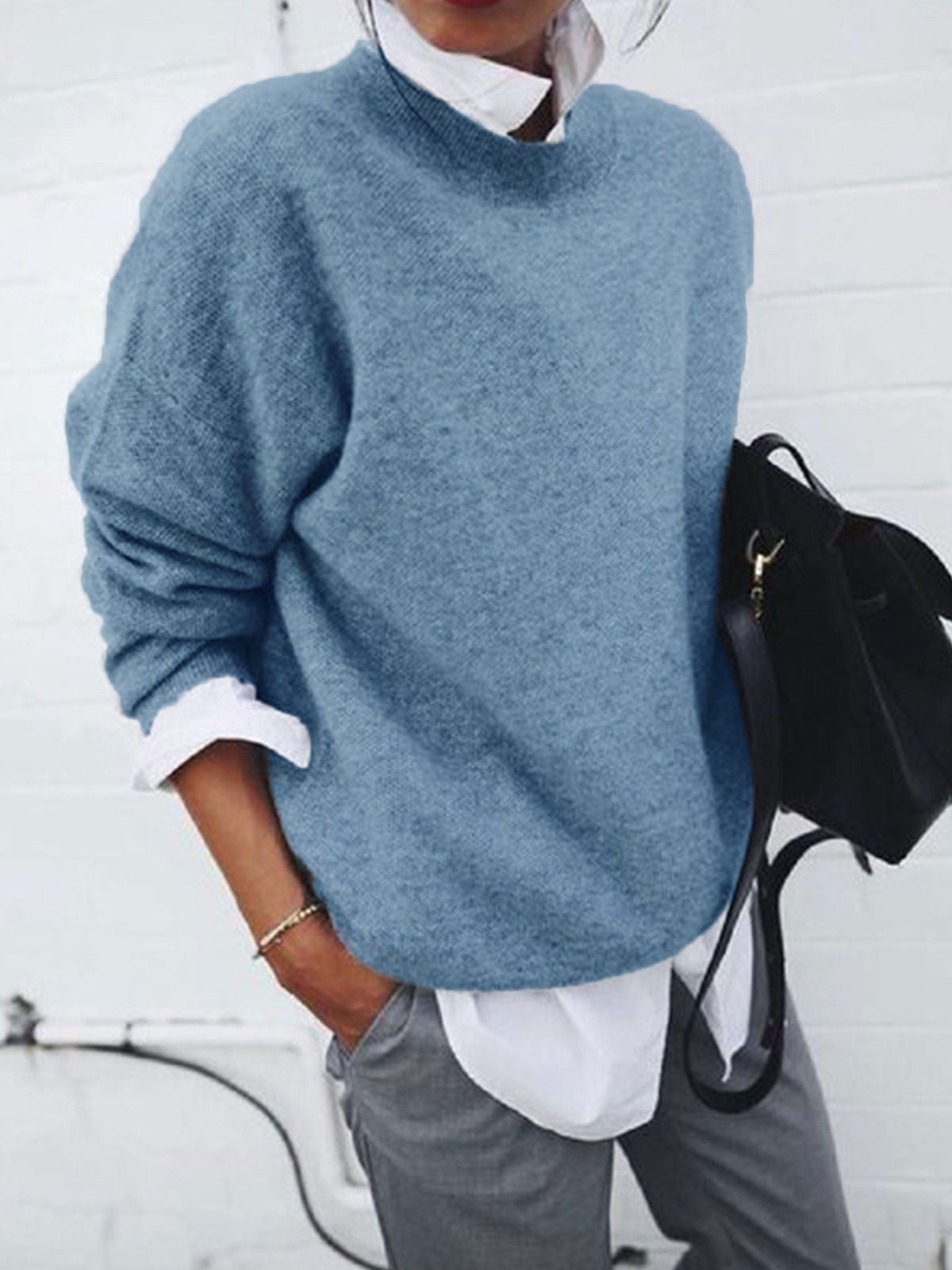 Weicher und warmer Pullover
