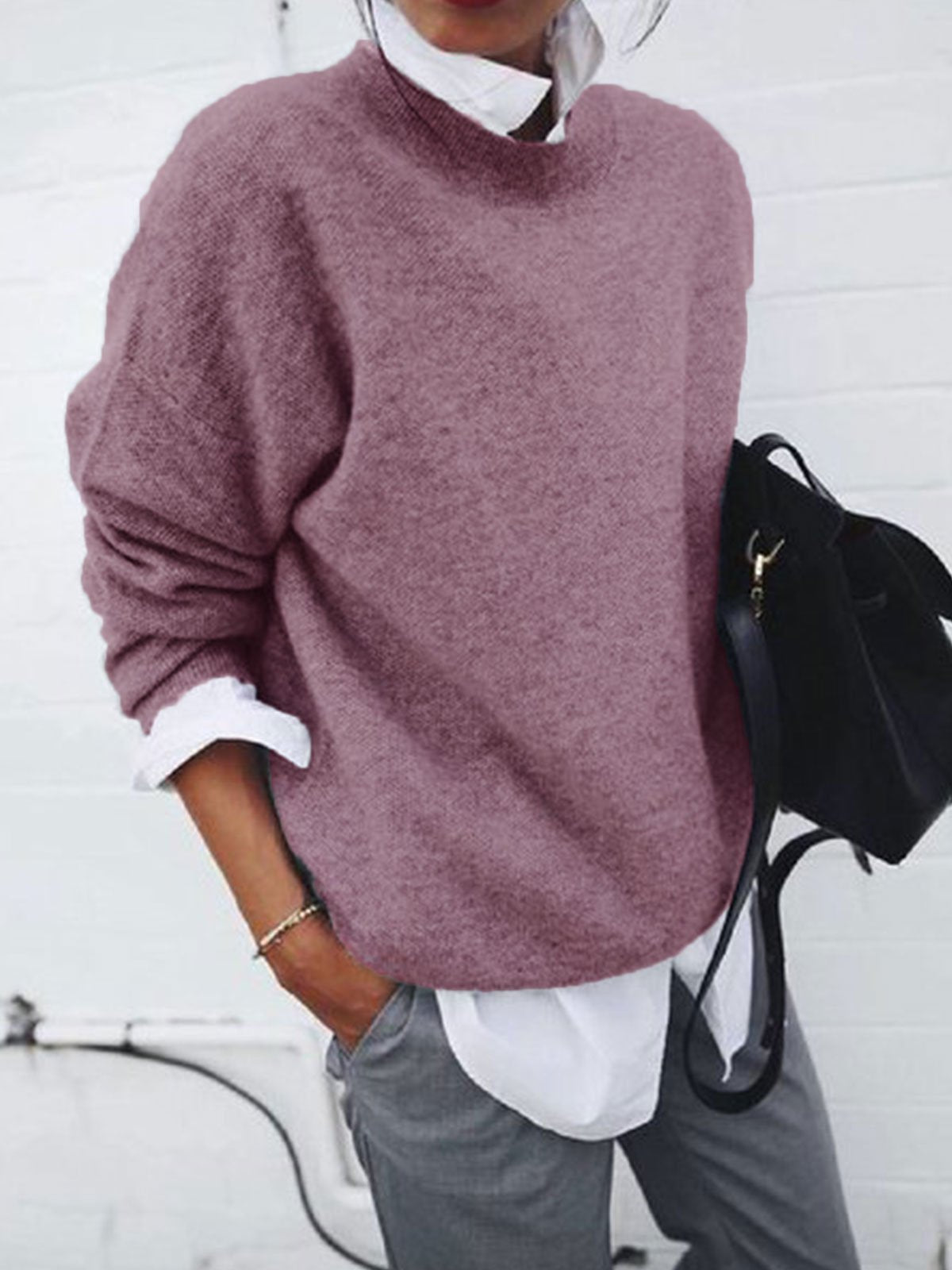 Weicher und warmer Pullover